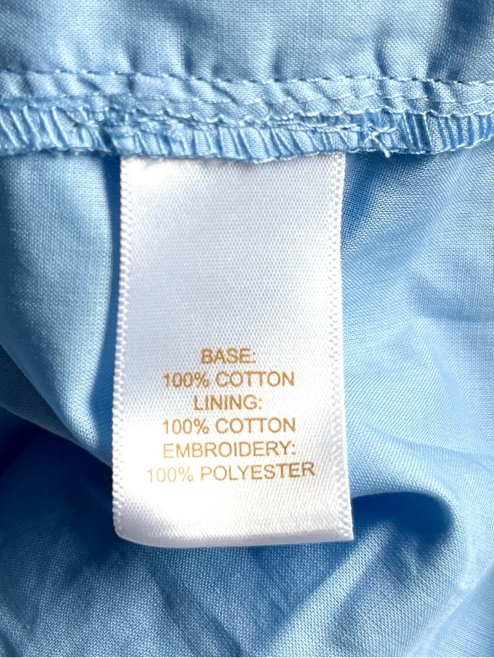 Caroline Constas Blue Eyelet Starfish Seashell Shell Drop Waist Mini Dress S 4 - Picture 4 of 4